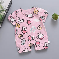 Cartoon Summer Baby Short Sleeve Romper