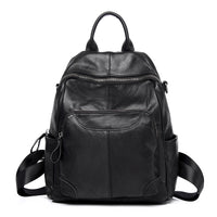 Stylish Vintage Cowhide Womens Backpack