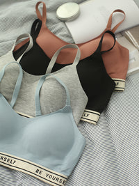 Fashion Personality Letter Printing Thread Cotton Women's Underwear