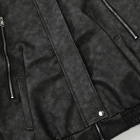 Men's FallWinter Loose Casual Leather Clothing Coat