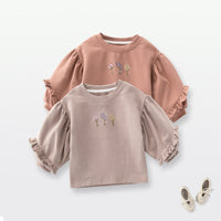 Baby Autumn Clothing Sweatshirt Bell Sleeve Loose