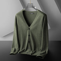 Thin Trendy Casual Outdoor Cotton Knitwear Black Sweater