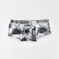 Men's Nylon Printed Striped Boxers