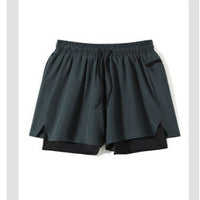Men's Double-Layer Sports Shorts