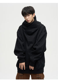 American High Street Heavy Fleece-lined Thickened Hooded Sweatshirt