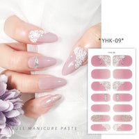 Spring Three-dimensional Relief Nail Stickers 3D Baking-free Waterproof Wholesale