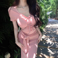 High End Sexy Sheath Maxi Dress