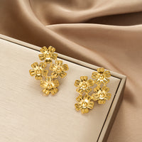 Premium Fashion Irregular Earrings, High-End Unique Niche Design, Stainless Steel Earrings Jewelry For Women