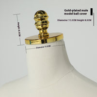 Model Head Cover Replacement Top Accessories Boys And Girls Electroplating Head Cover Gold Silver More Modeling