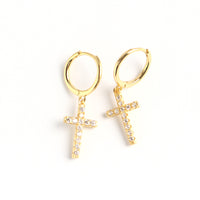 European And American Trendy Cross Ear Clips