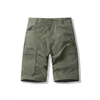 American Workwear Zipper Shorts High Street Fashion Outer Wear Loose Breeches