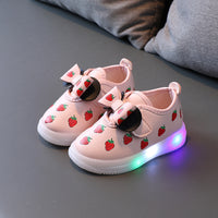 New Illuminated Children's LED Girls' Casual Shoes