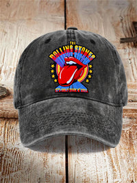Washed Cotton Printed Hat Distressed Dad Cap Men Retro Baseball Cap Hot Soft Top Sun Hat