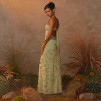 Sexy Green Slim-fit Slip Dress