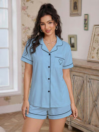 European And American-style Loungewear Set With A Cardigan