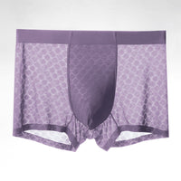 Fashion Personality Ice Silk Underwear Men's Boxers