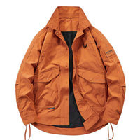Outdoor Casual Tooling Turn-down Collar Coat