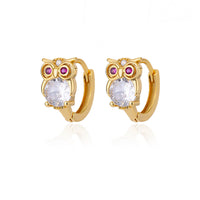 Fashion Minimalist Geometric Micro-inlaid Zircon Ear Clips