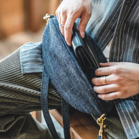 Madden Workwear Retro Denim Crossbody Rugby