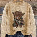 Cute Thick Needle Women's Sweater