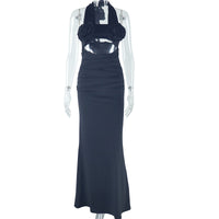Neck-hanging 3D Flower Dress For Women