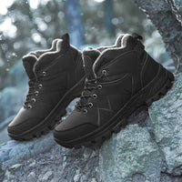 Men's Fleece Warm Outdoor Hiking Sneakers