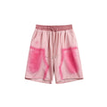 Tie-dye Drawstring Leisure Loose Wide-leg Half Pants Men's Shorts