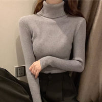 Turtleneck Knitted Sweater For Women AutumnWinter New Arrival