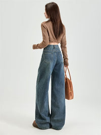 Womens Bestselling Wide-leg Denim Jeans At The Supermarket