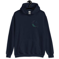 Spring And Autumn Moonlight Print Cartoon Hoodie