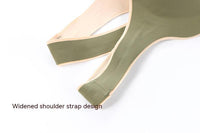 Letter Splicing Contrast Color Wireless One-piece Three-dimensional Cup Fashion Bra