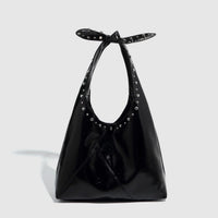 Tote Bag Rivet Bow Underarm Bag Women's Bucket Bag