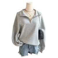 Spring And Autumn New Zipper Sweater