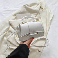 Commuter Western Style Solid Color Shoulder Messenger Bag