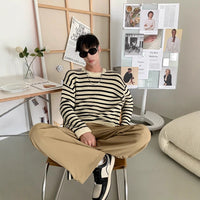 Men's Lazy Style High-end Long Sleeve Design Sweater