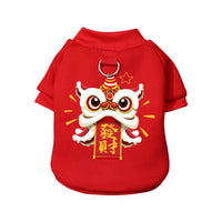 Outdoor Windproof AutumnWinter Warm Round-Neck Shirt For Cats
