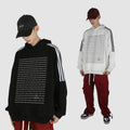 Men's Design Letter Print Bars Long Sleeve