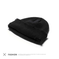 Men's All-match Knitted Wool Hat Without Eaves To Keep Warm