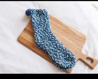 Cute Winter Hair Circle Christmas Socks