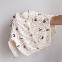 Trendy Round Neck Purple Sweater