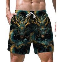 Shorts Casual Loose Men's 3D Digital Personalized Printed Beach Pants