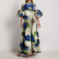 Womens Stylish Casual Sleeveless Printed Dress