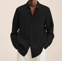 Men's Autumn New Casual Cotton Linen Shirt