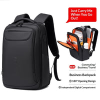 Mens Simple Casual Backpack For Commuting Business Trips And Everyday Use