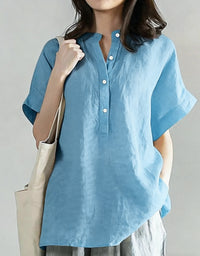 Mid-length And Long-sleeve Chic Casual Loose-fit T-shirt