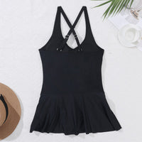 One-piece Sexy Back Cross Bikini Swimsuit
