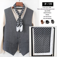 All-matching Men's Scarf Thin Youth Silk Scarf