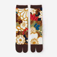 Toe Socks 200-needle Jacquard Combed Cotton For Women