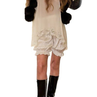 Women's Fashionable Elegant Versatile Pleated Shorts