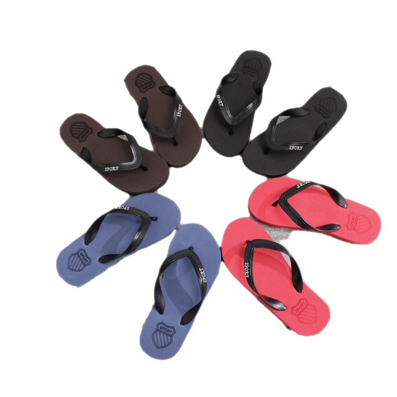 Summer Flip-flops Men's Xiaobei Same Style Leisure Flip-flops Cross-border Beach Shoes Men's Sandals